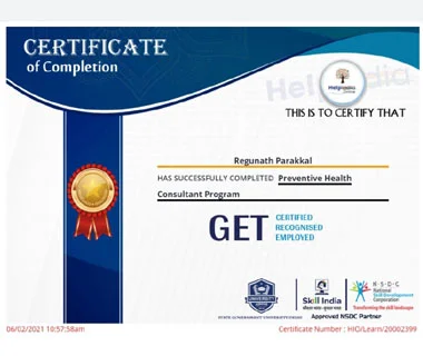 Preventive Health Consultant